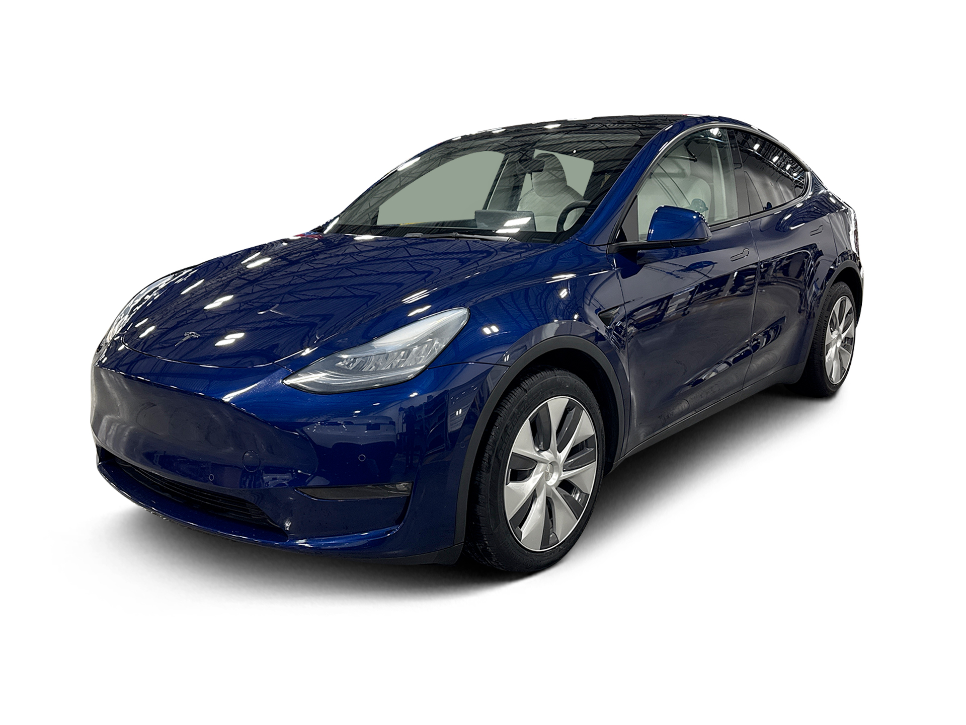 Used 2021 Tesla Model Y Long Range with VIN 5YJYGDEEXMF198622 for sale in Washington, TX