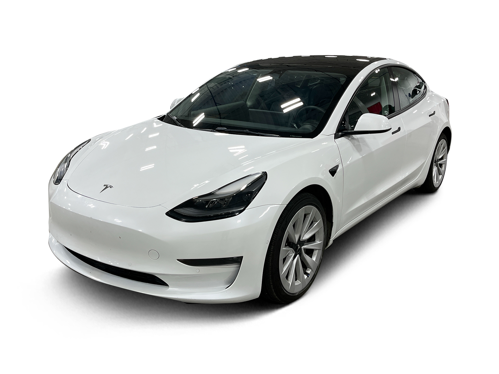 Used 2022 Tesla Model 3 Base with VIN 5YJ3E1EA4NF374870 for sale in Dallas, TX