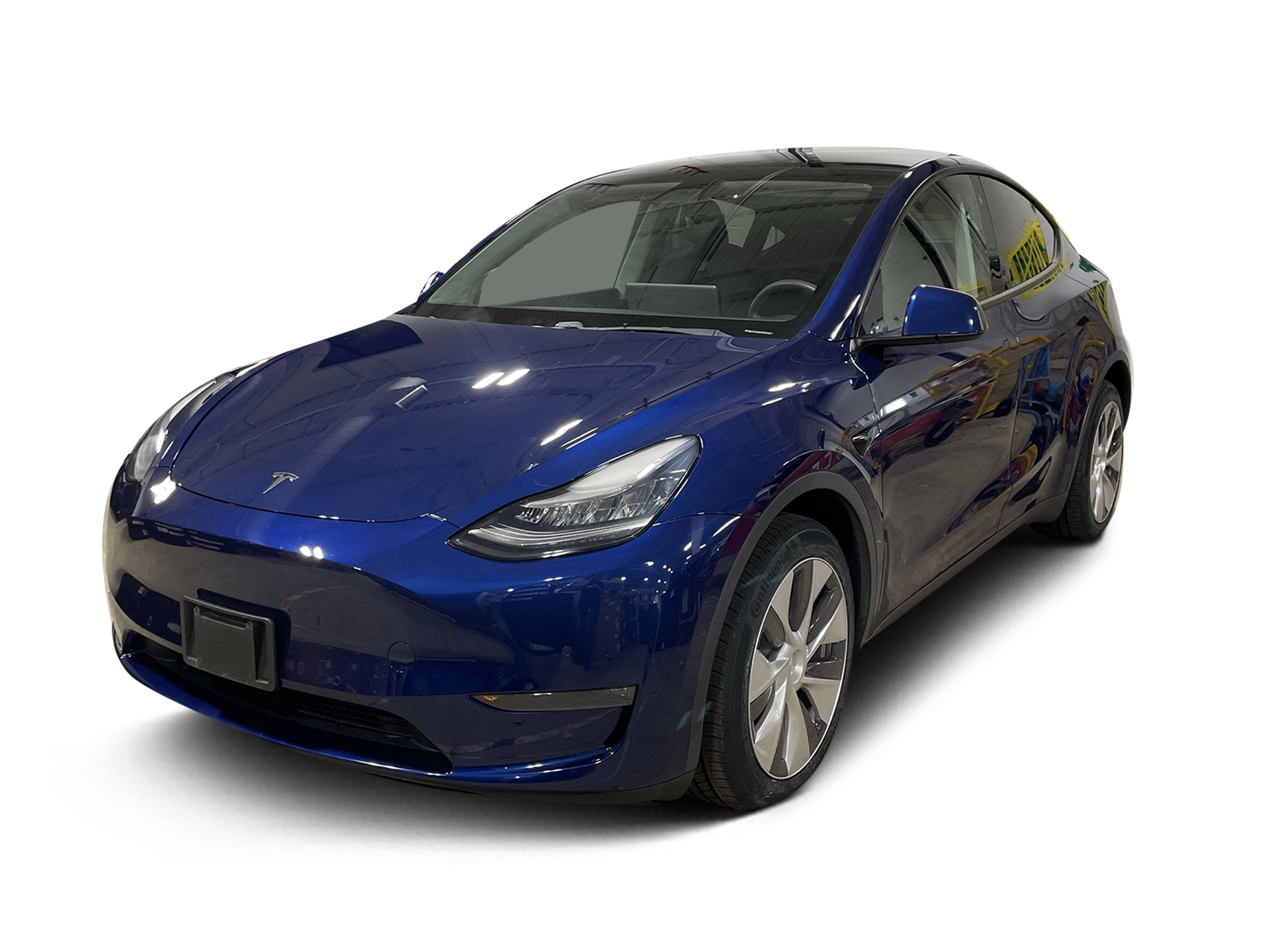 Used 2021 Tesla Model Y Long Range with VIN 5YJYGDEEXMF077413 for sale in Kansas City