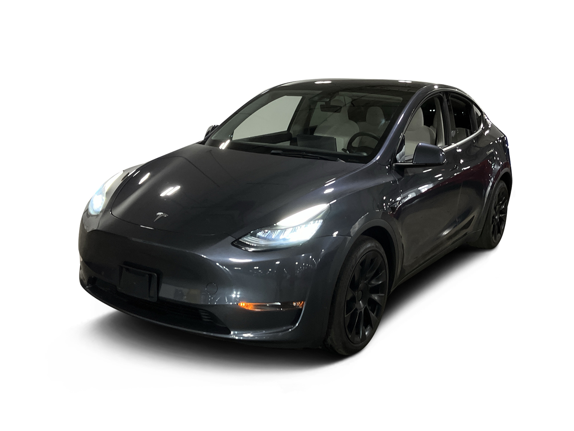 Used 2021 Tesla Model Y Long Range with VIN 5YJYGDEEXMF152157 for sale in Washington, TX