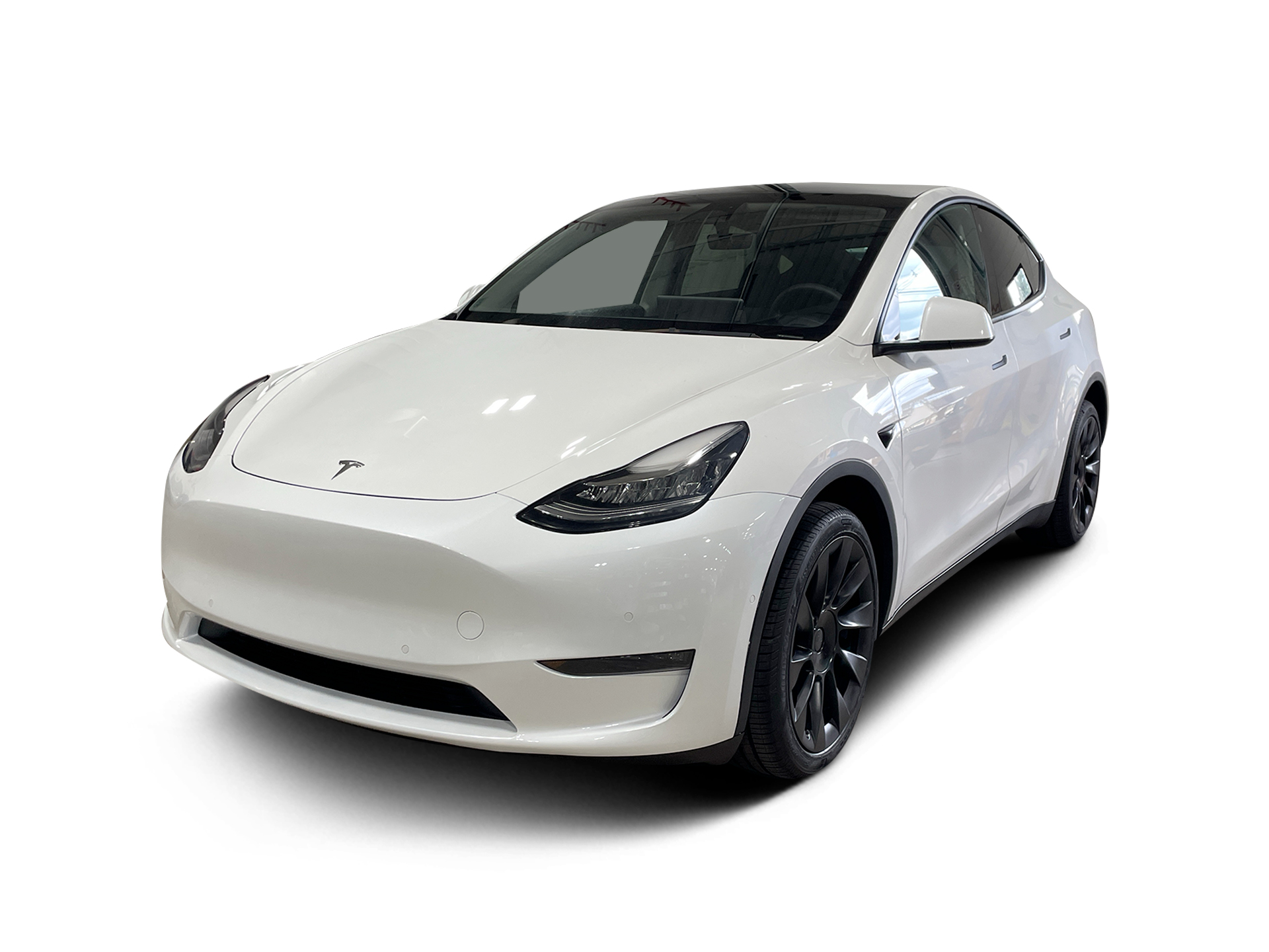 Used 2022 Tesla Model Y Long Range with VIN 7SAYGDEE2NA019443 for sale in Kansas City