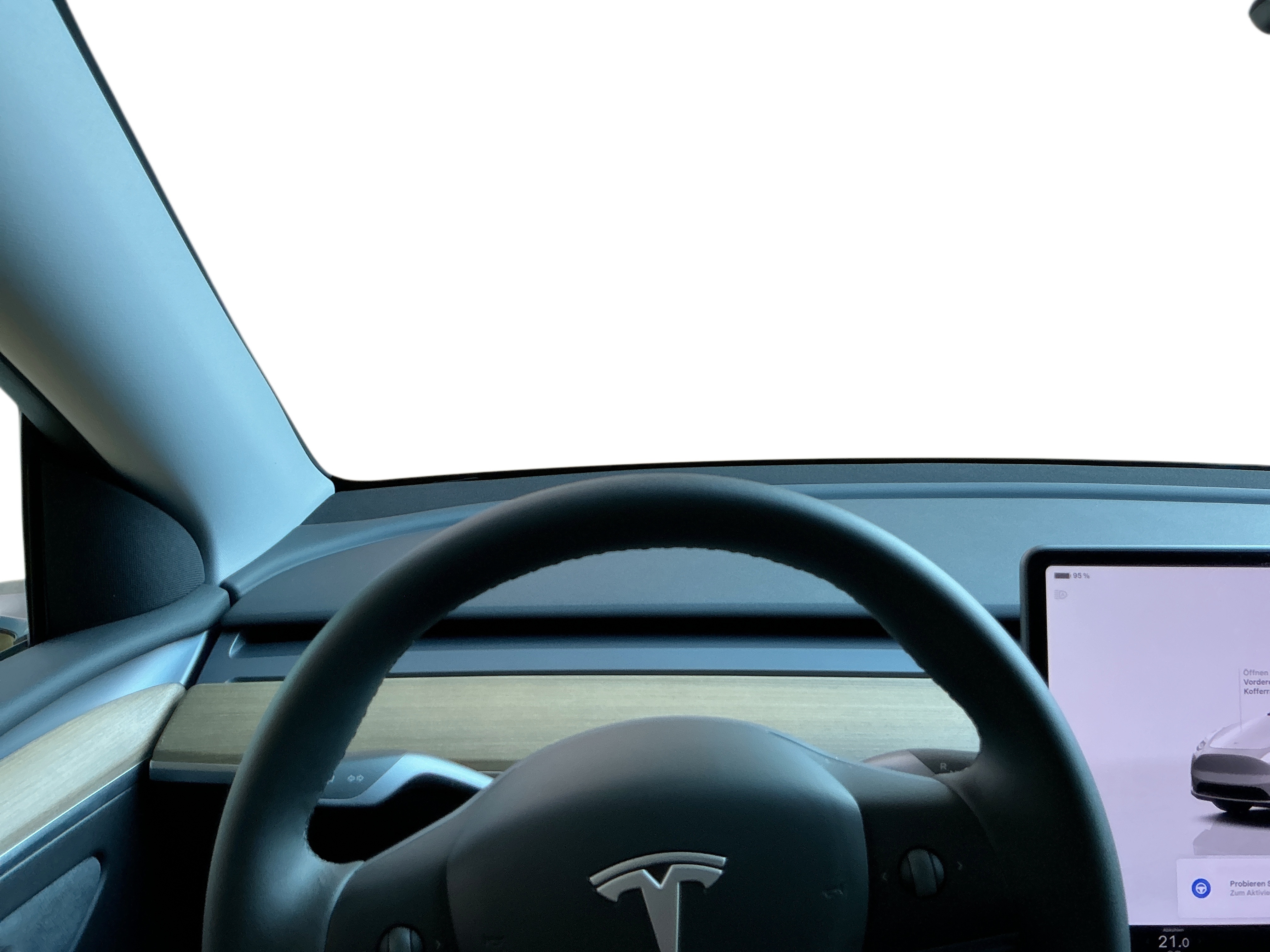 Front Seats View from Driver Side