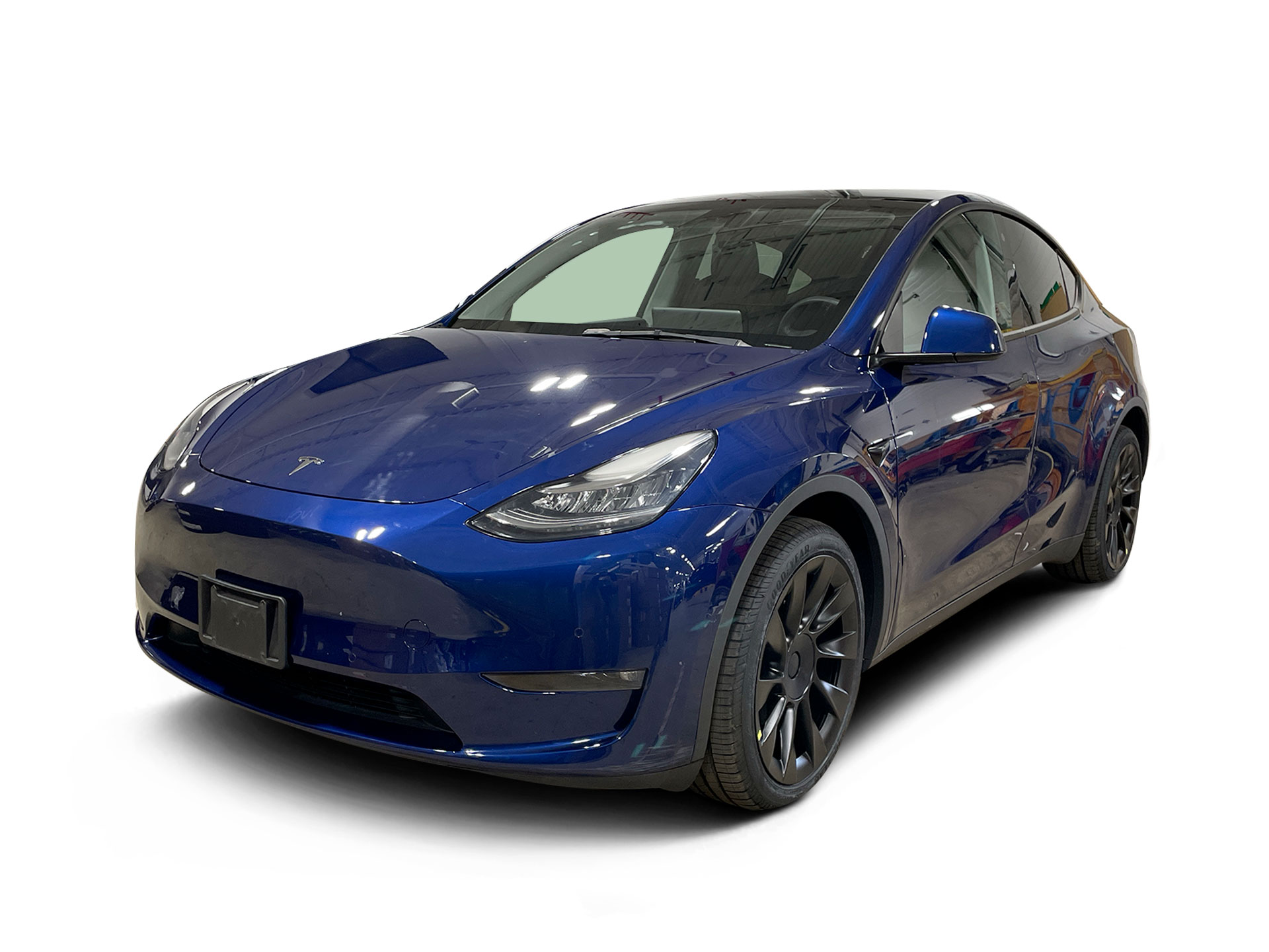 Used 2021 Tesla Model Y Long Range with VIN 5YJYGDEE0MF295991 for sale in Kansas City