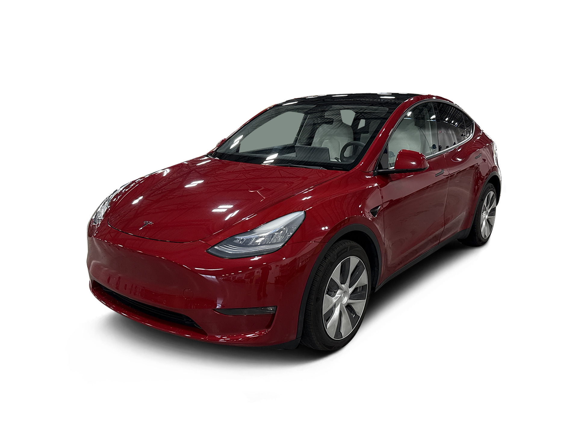 Used 2021 Tesla Model Y Long Range with VIN 5YJYGDEE3MF187140 for sale in Dallas, TX