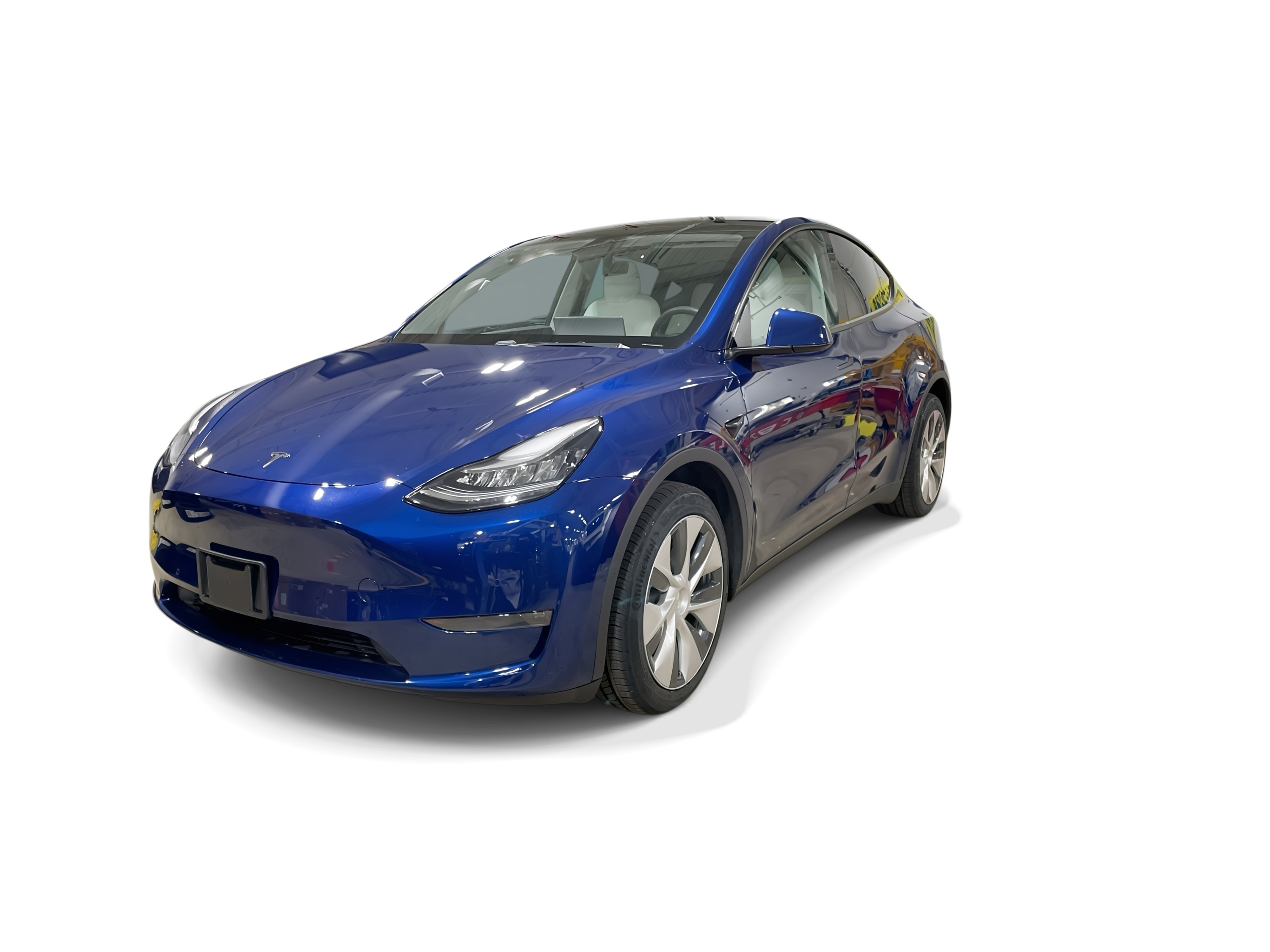 Used 2021 Tesla Model Y Long Range with VIN 5YJYGDEEXMF083048 for sale in Kansas City
